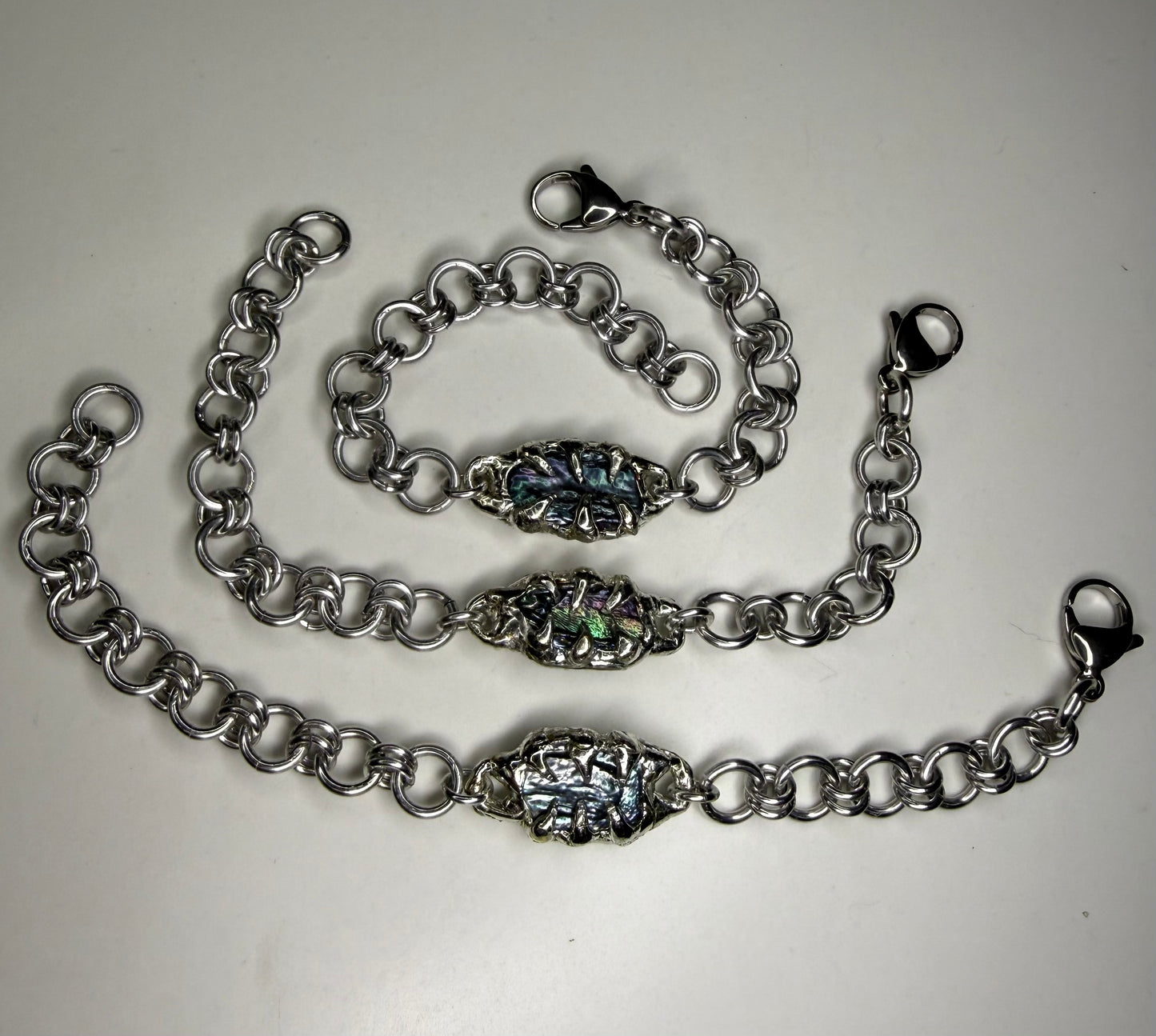 Spiked Bracelet (dark pearl)
