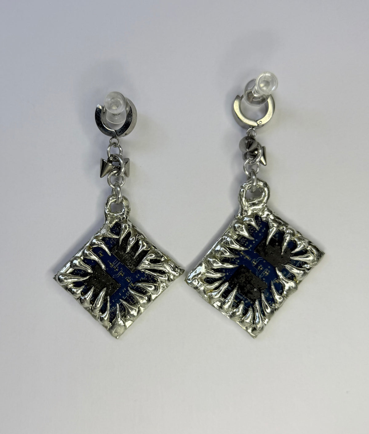 Circuit Board Earrings