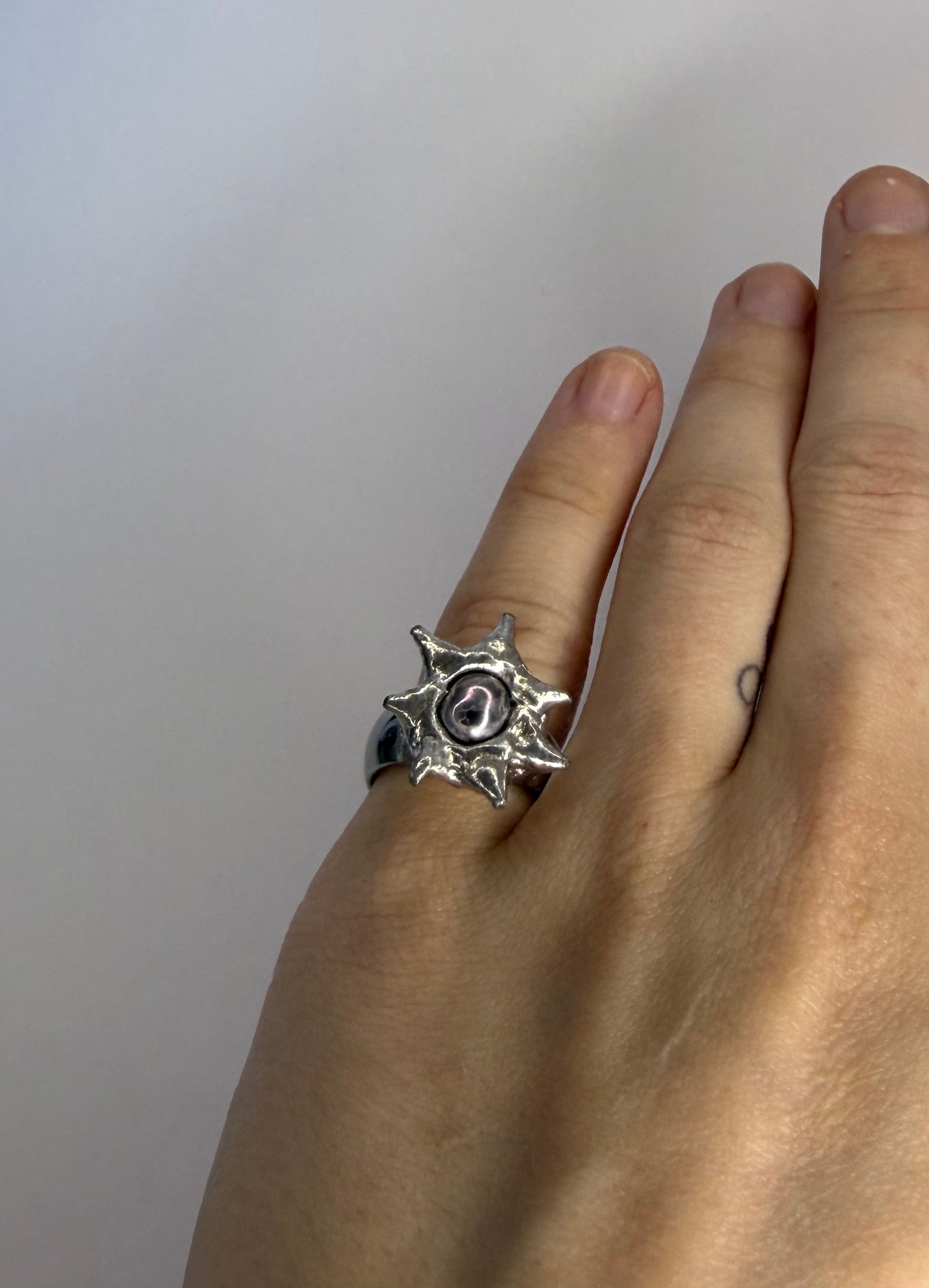 Pearl Pinky Ring (US 3.5)