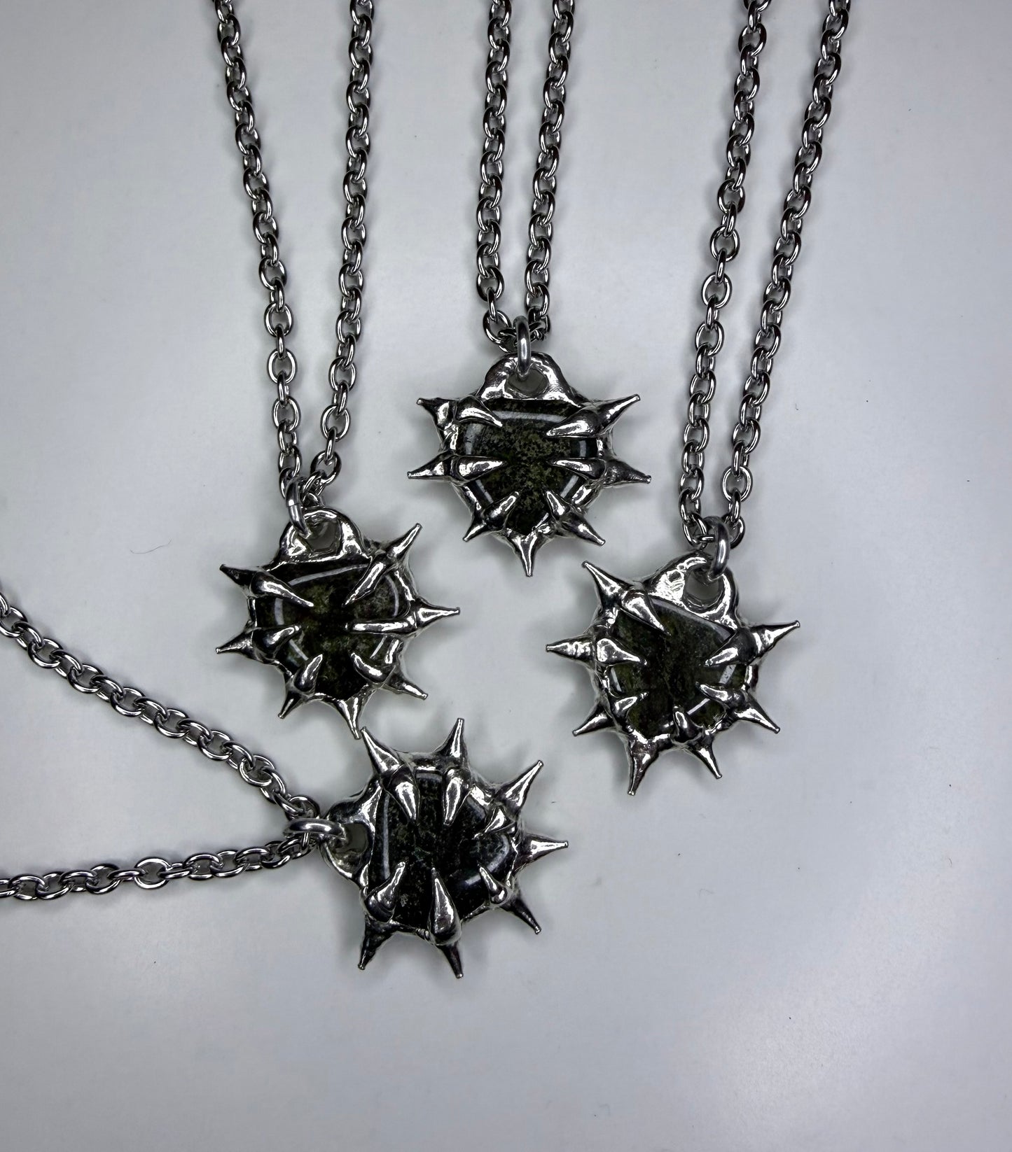 Bloodstone Spiked Hearts