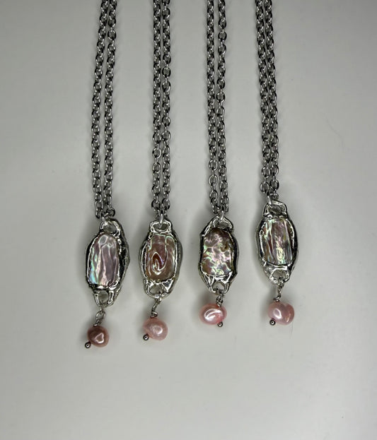 Pink Pearl Necklaces