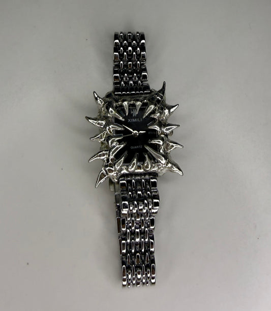 Black Spiked Watch