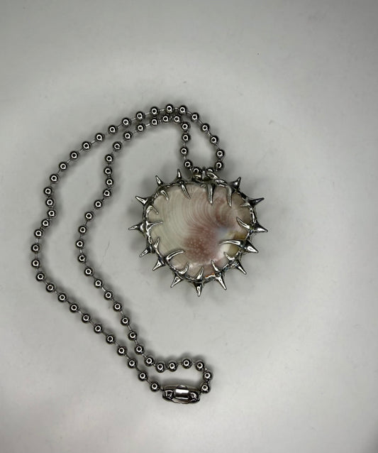 Shell heart necklace