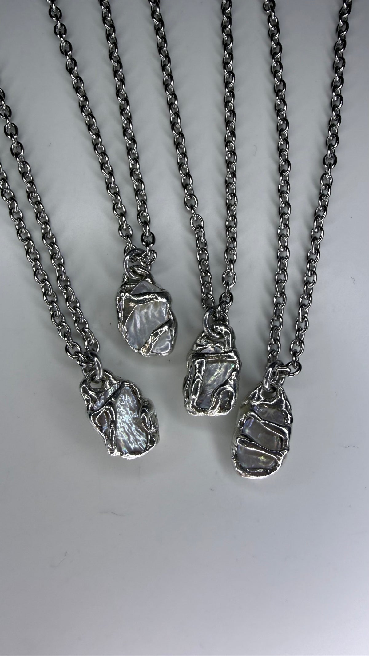Flowy Pearl Necklaces