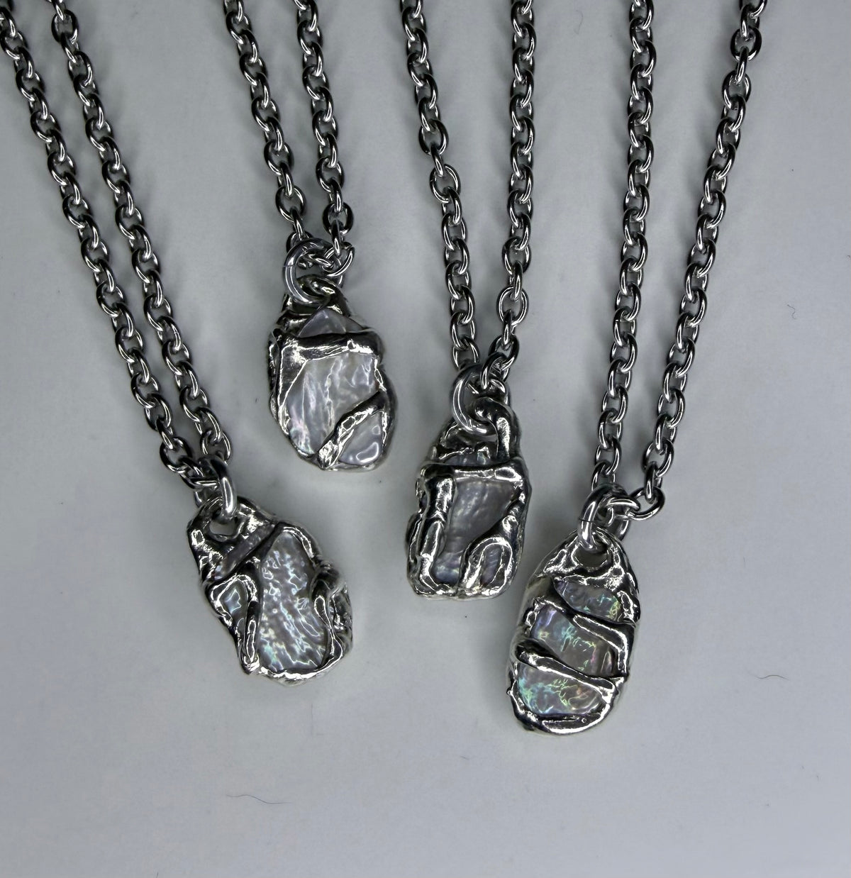 Flowy Pearl Necklaces