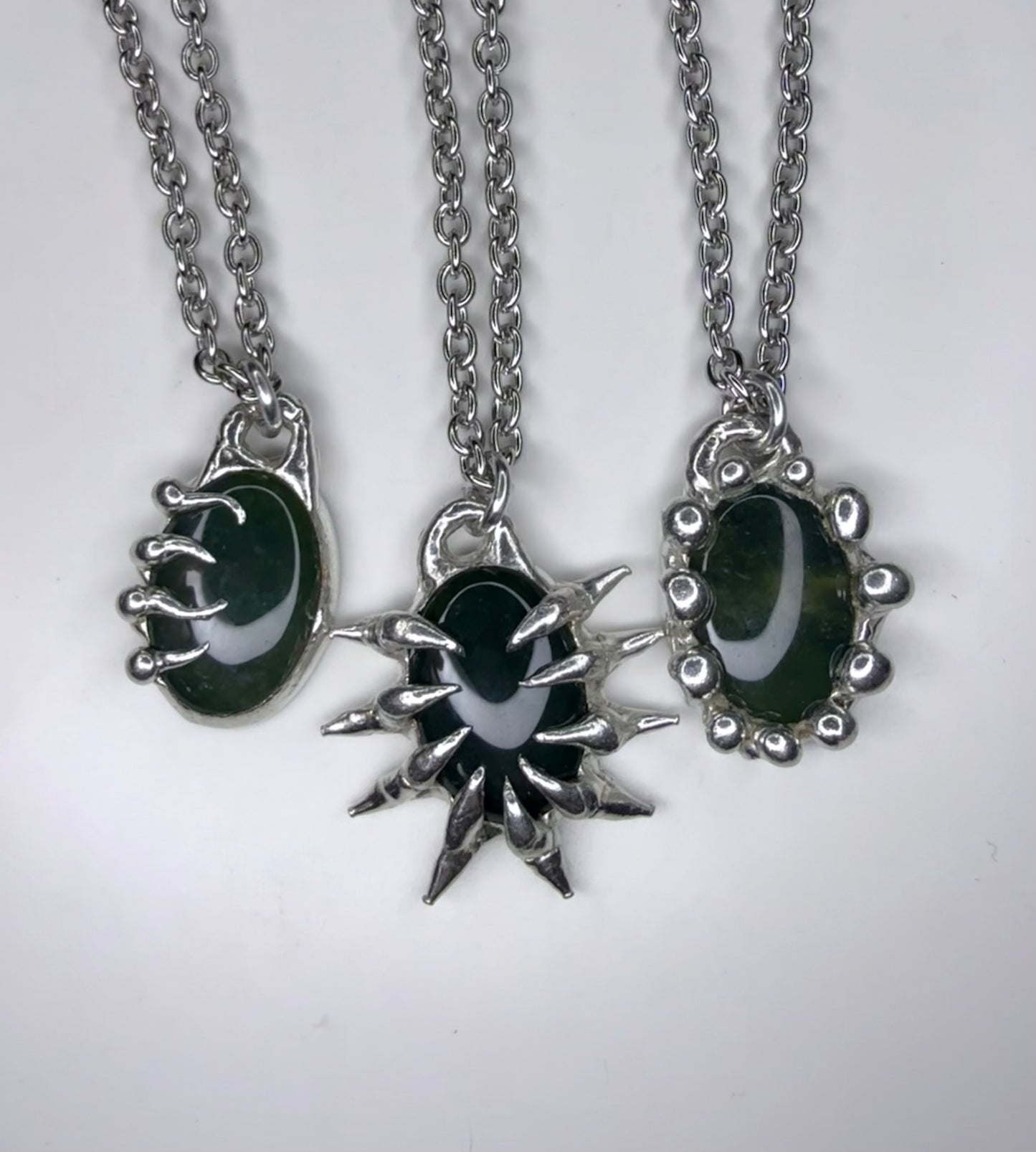 Moss Agate Necklaces