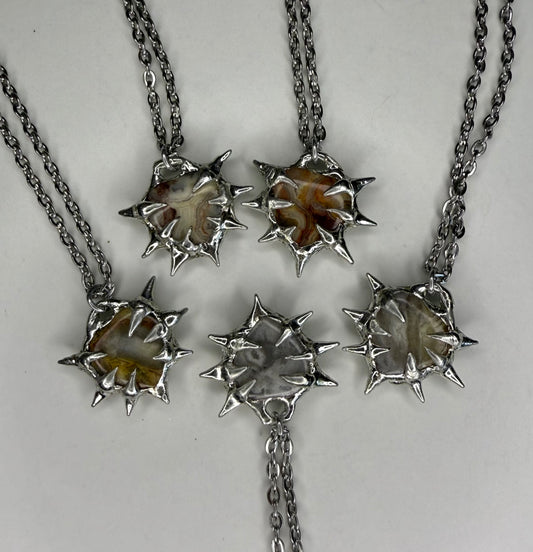 Crazy Lace agate Hearts