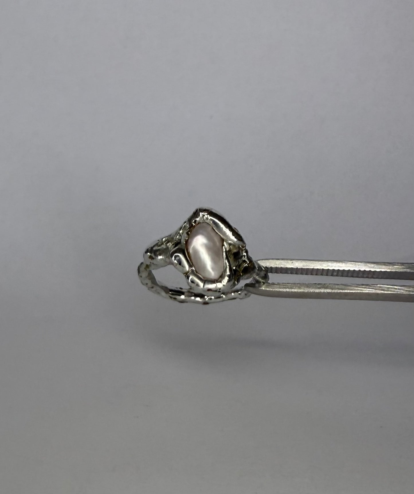 Skinny Pearl Ring US 7 1/2