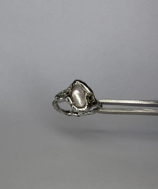 Skinny Pearl Ring US 7 1/2