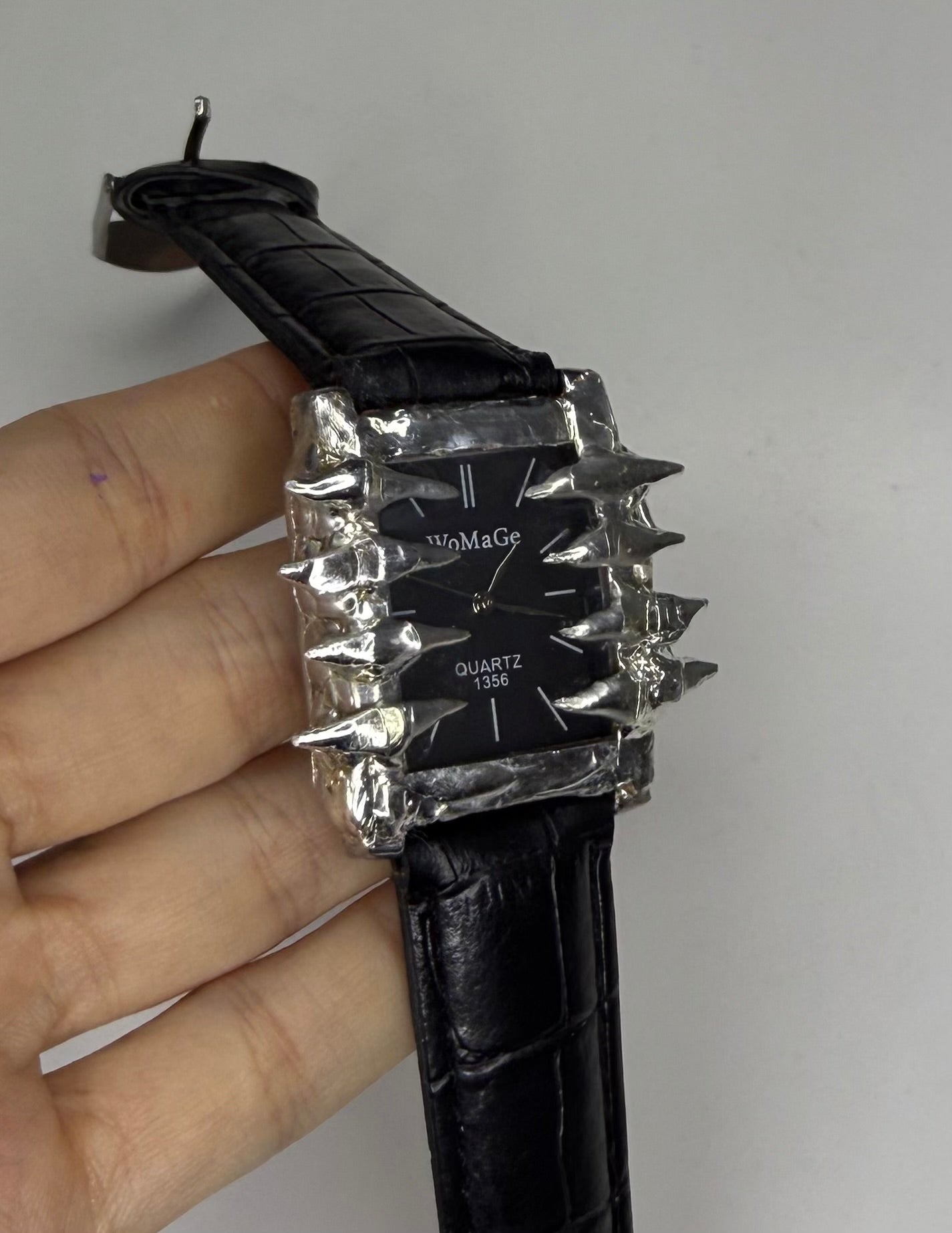Black Spiked Watch