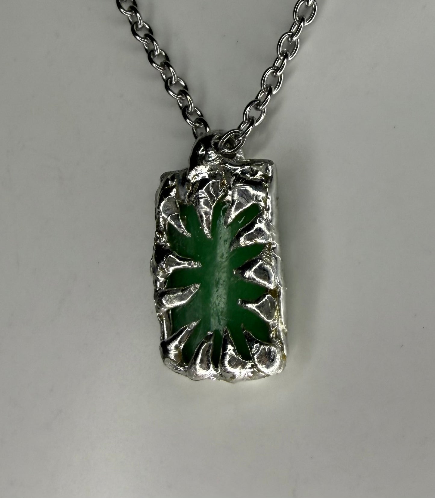 Spiked Jade Necklace