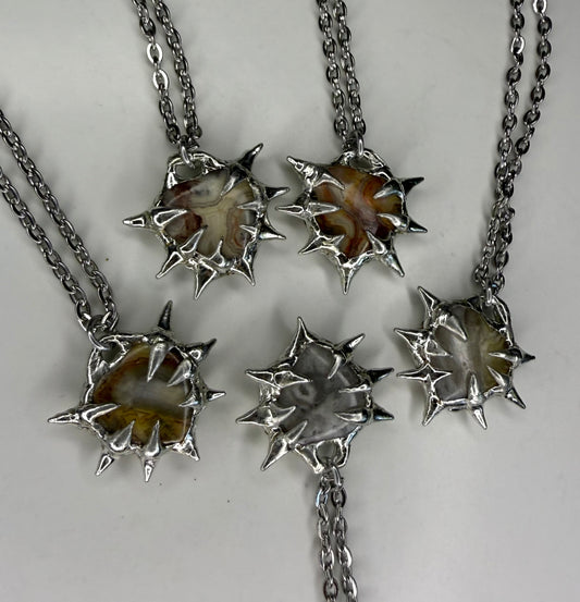 Crazy Lace agate Hearts