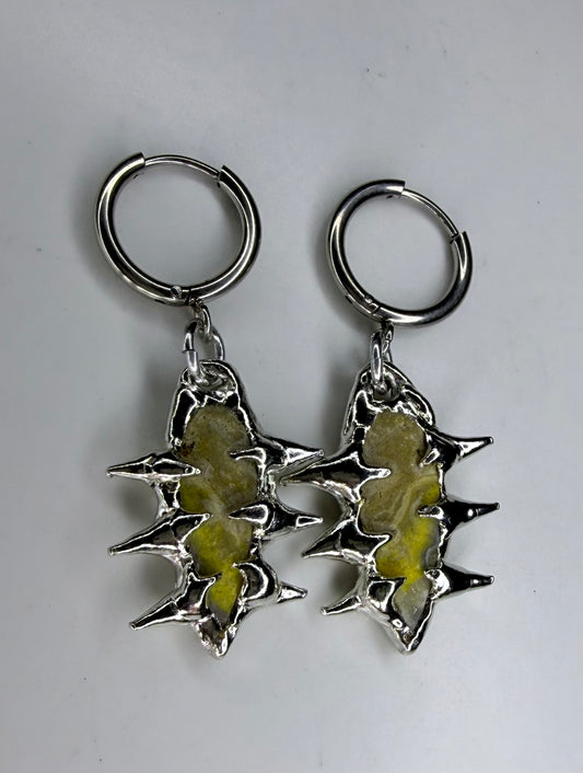 Bumblebee Jasper Earrings