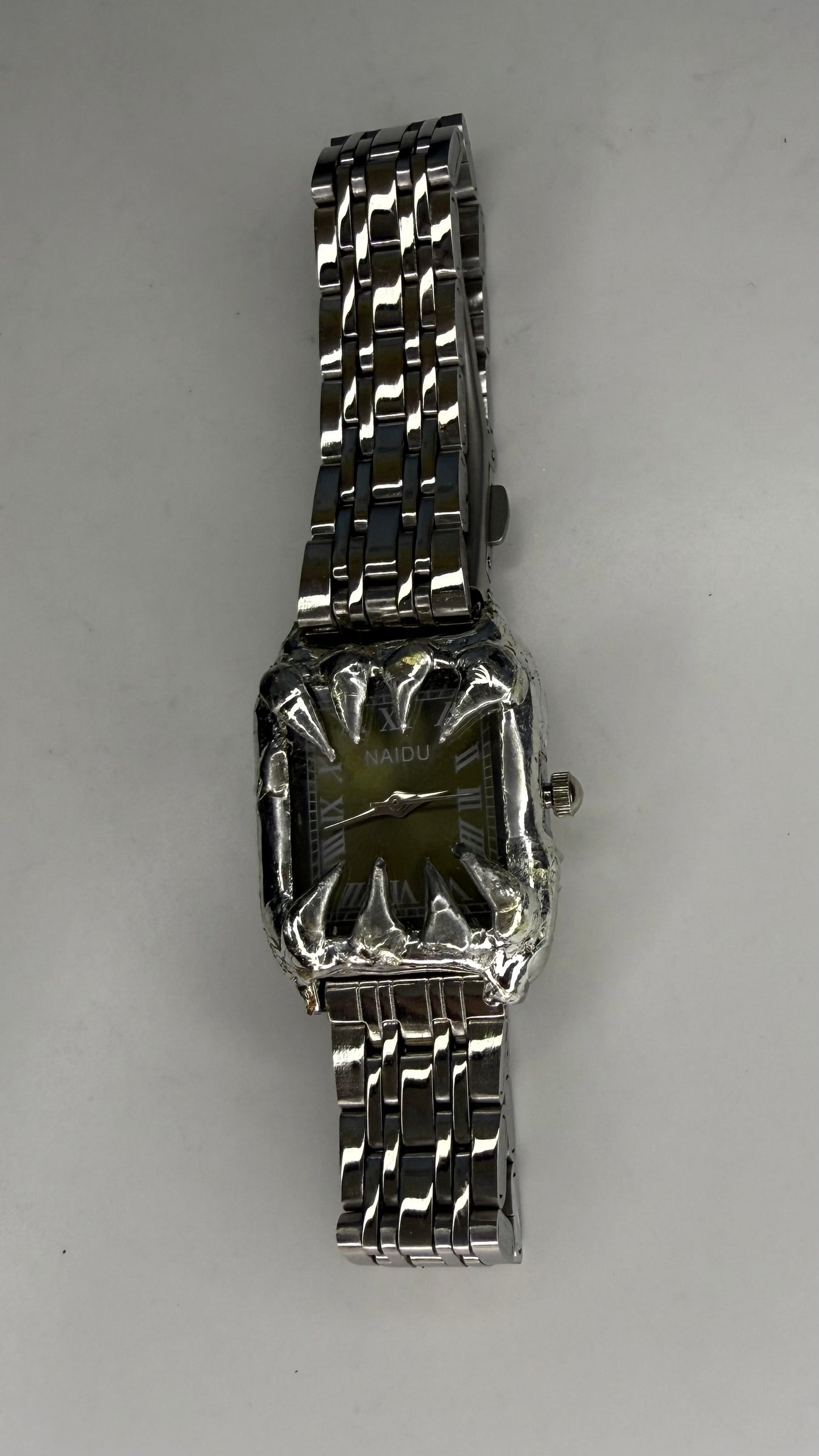 Green Spiked Watch