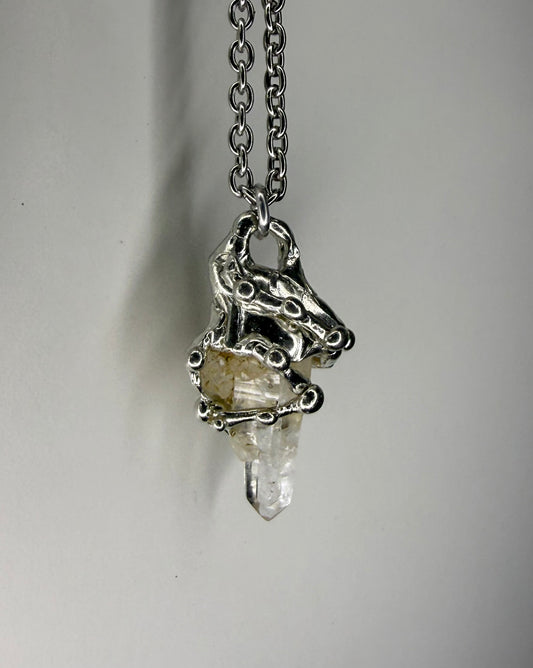 Quarts Cluster Necklace