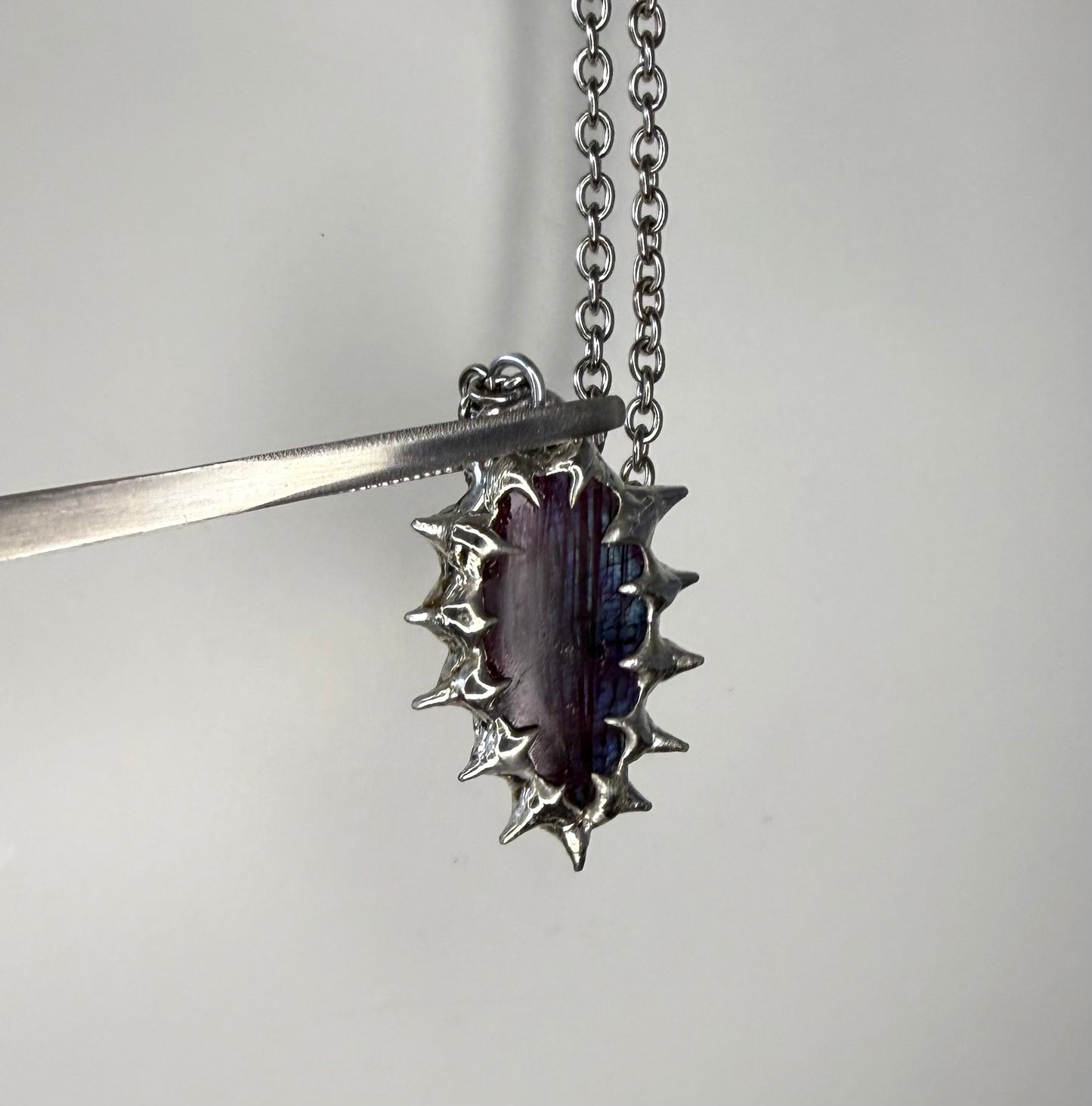 Purple and Blue labradorite