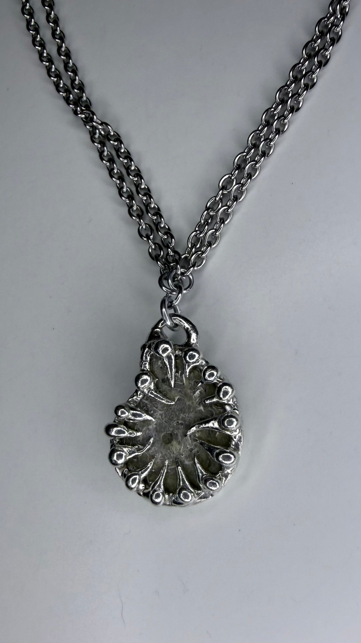 Ammonite Fossil Necklave