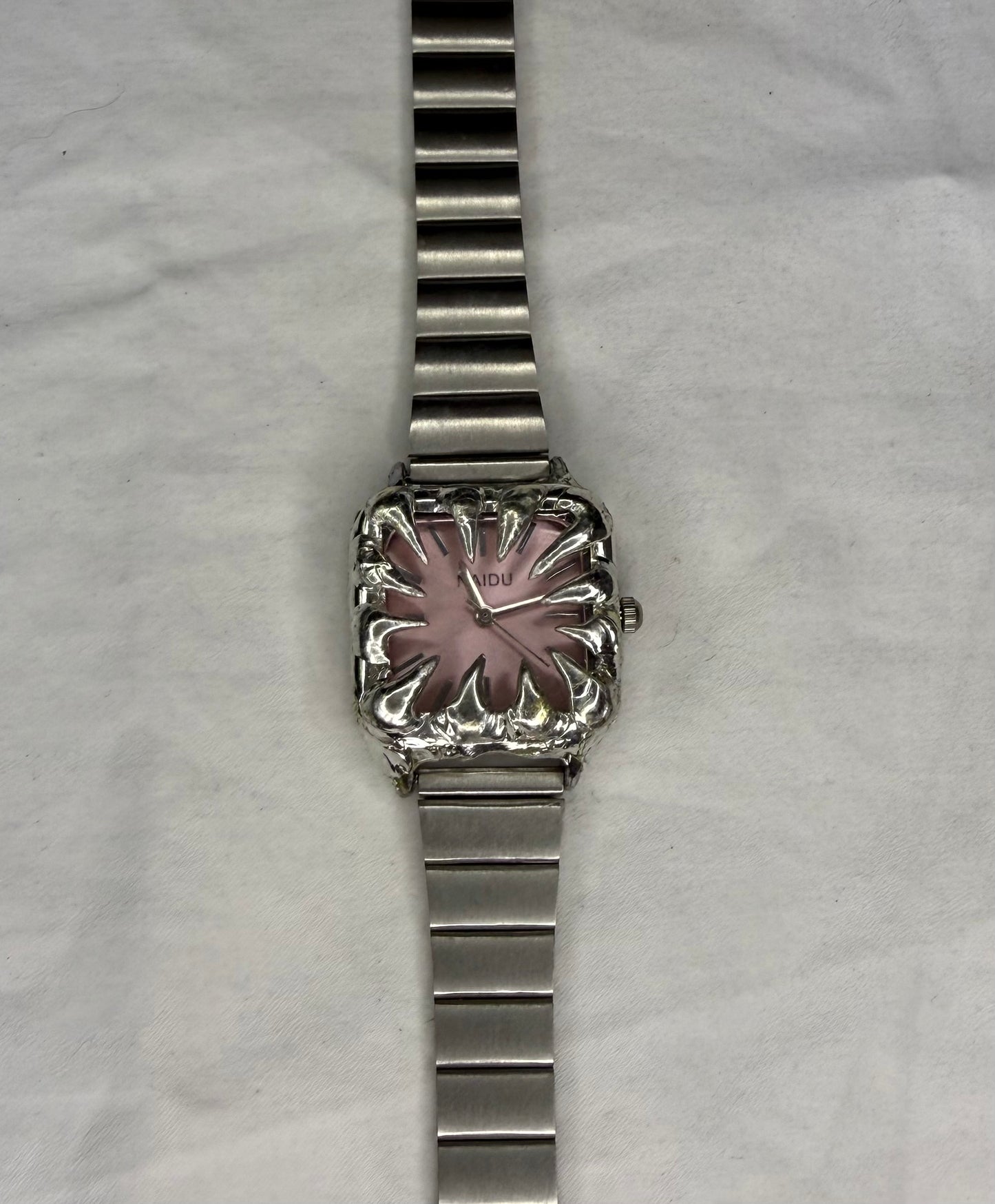 Pink Square Watch