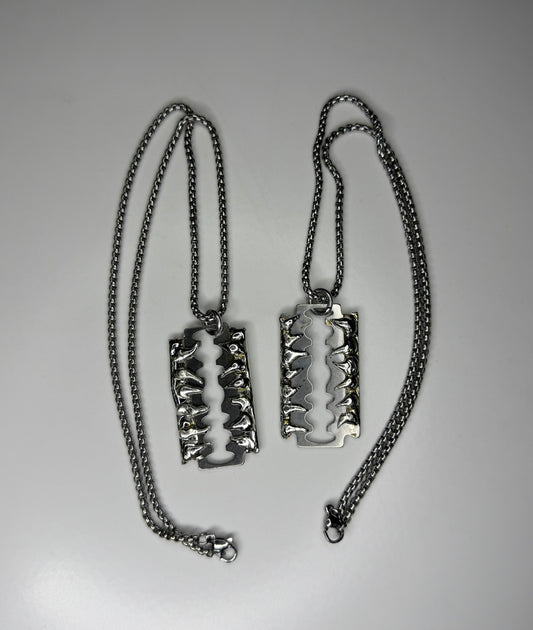 Razor Blade Necklace