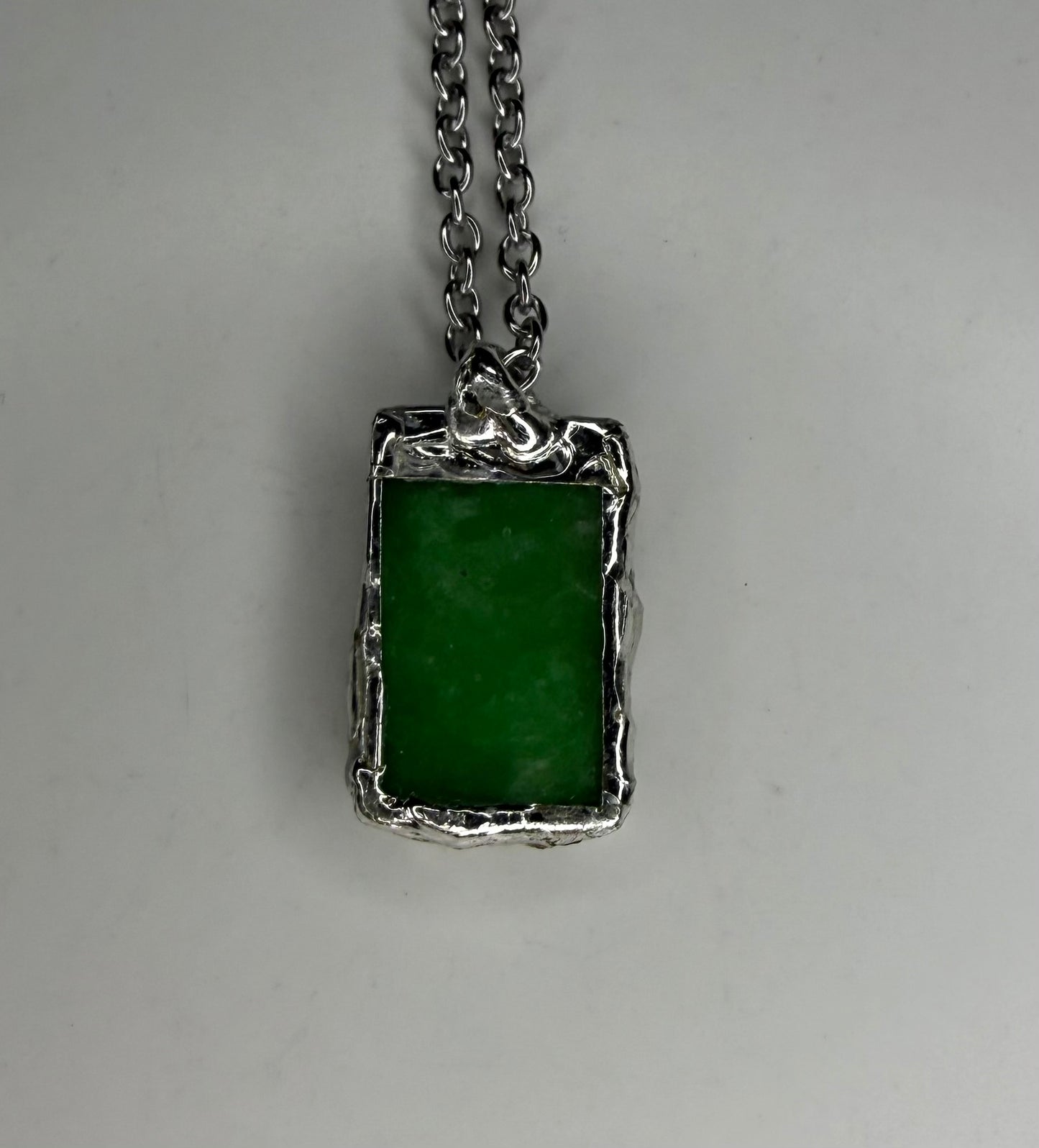 Spiked Jade Necklace