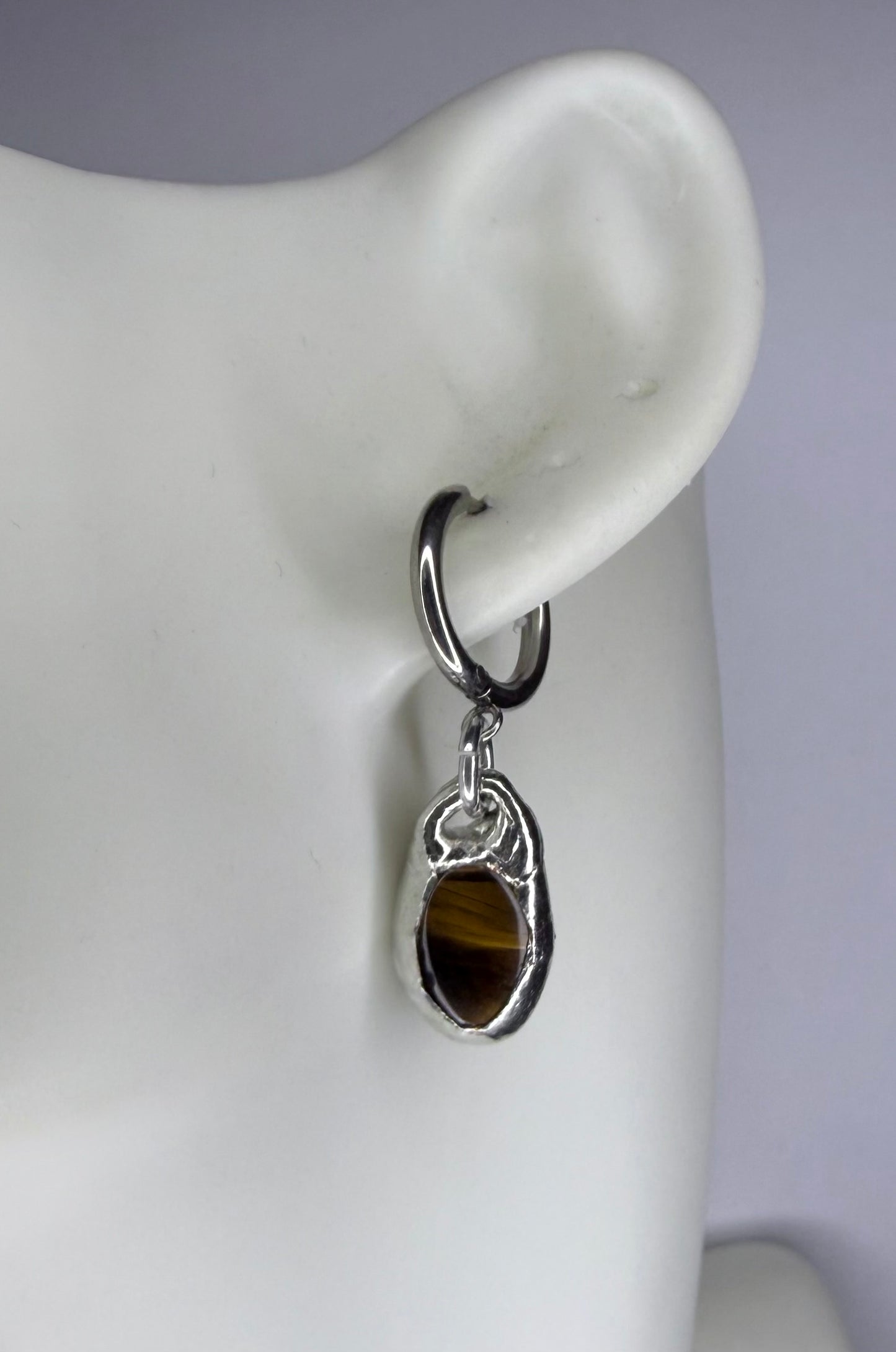 Tigers Eye Earrings No.2