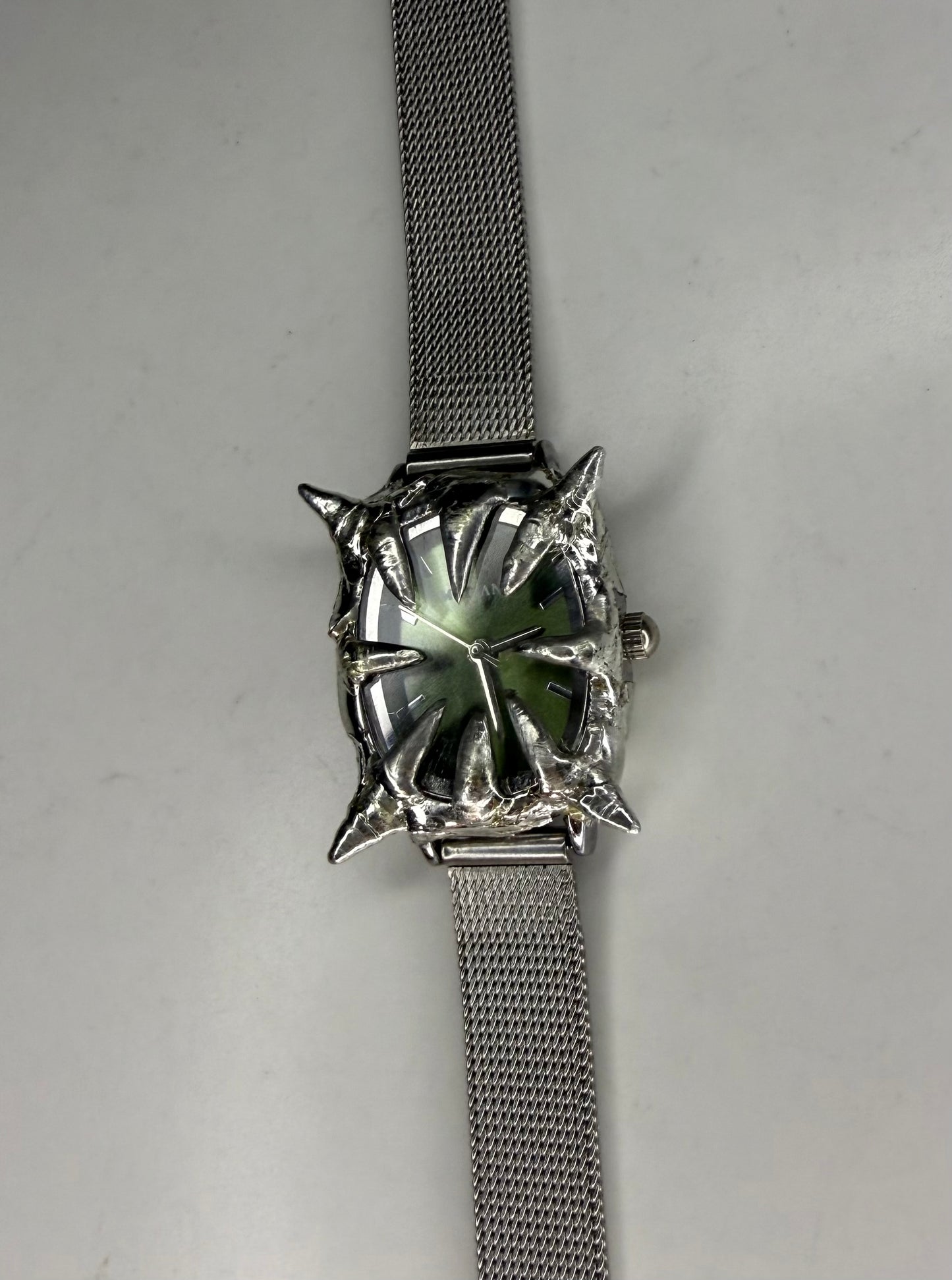 Green Spiked Watch