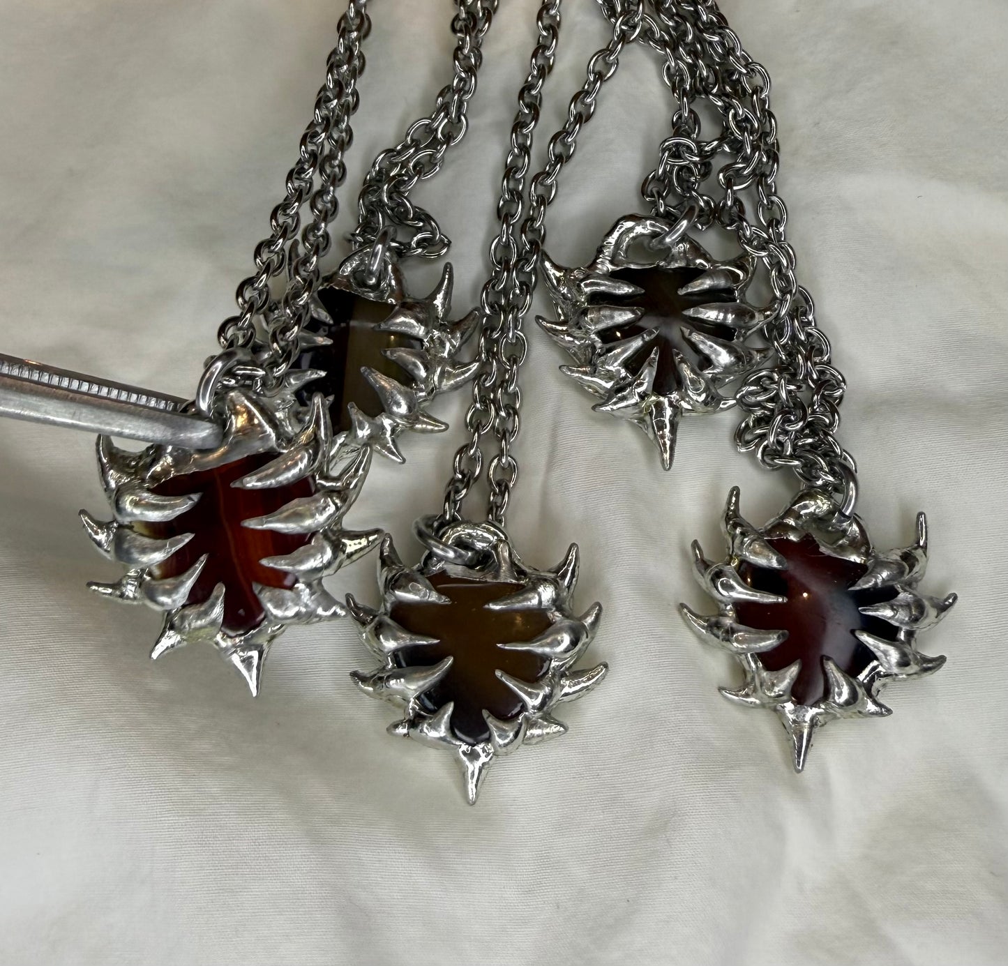 Thorn Carnelian Hearts