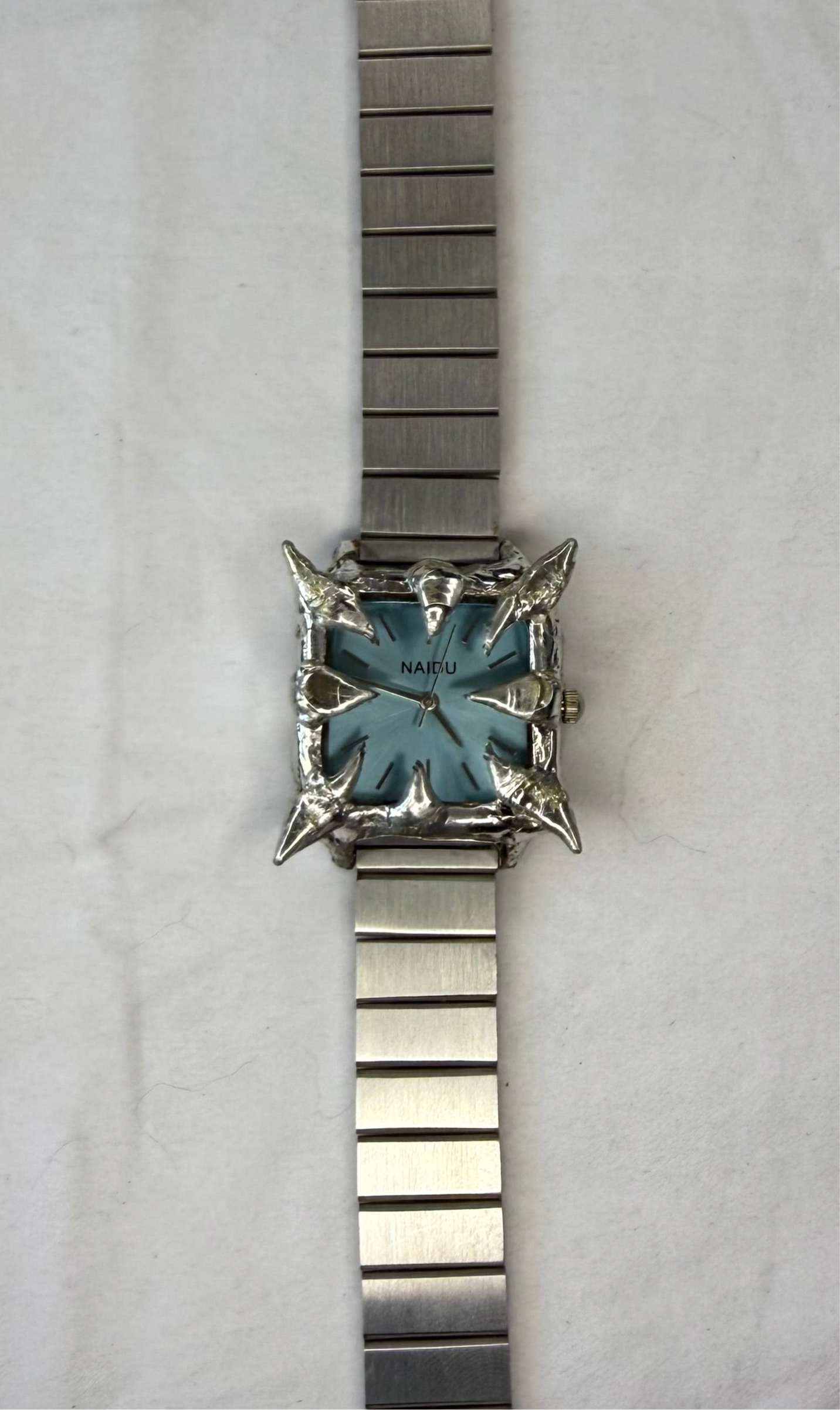 Blue spiked watch