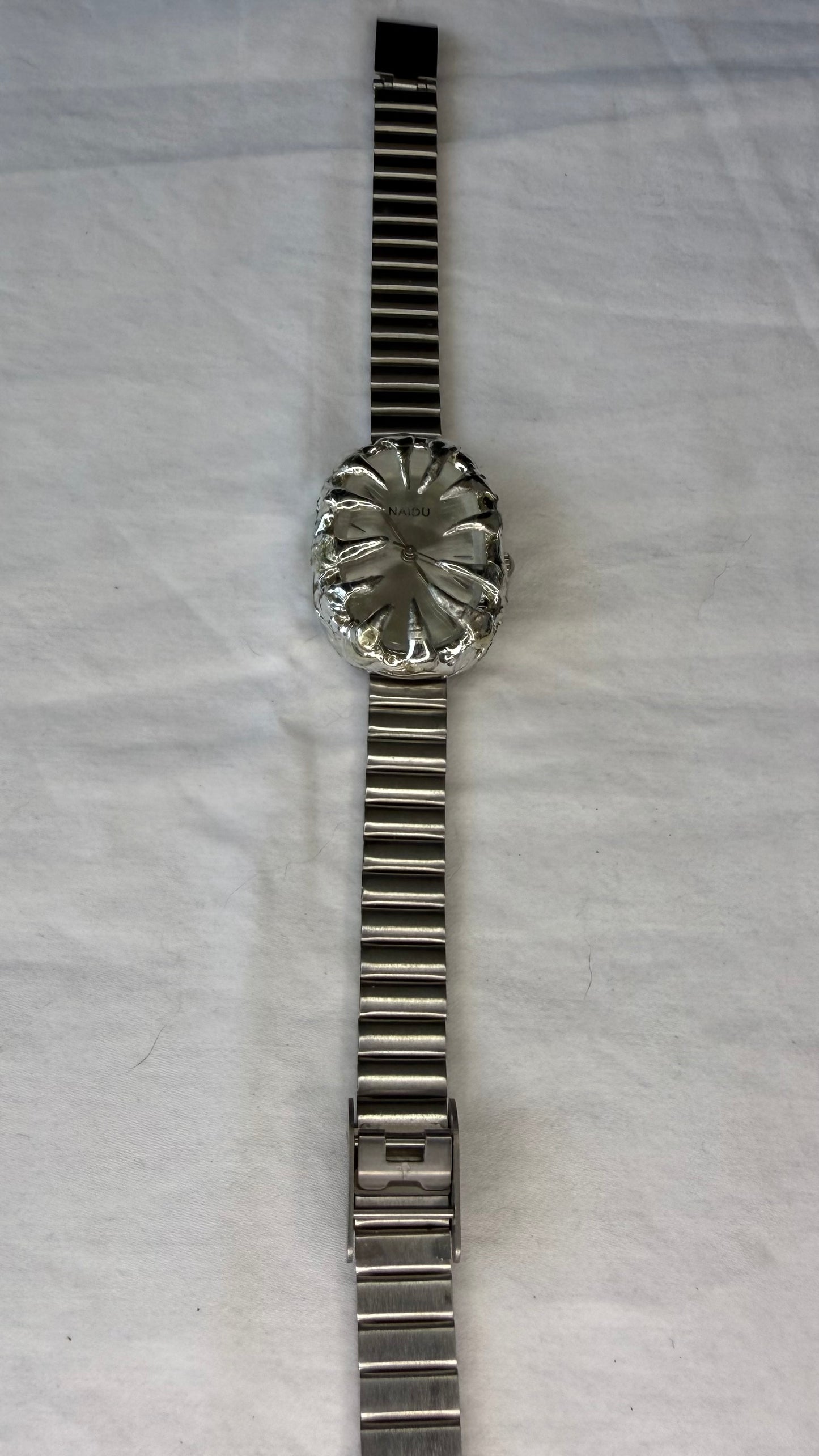 White Oval Watch