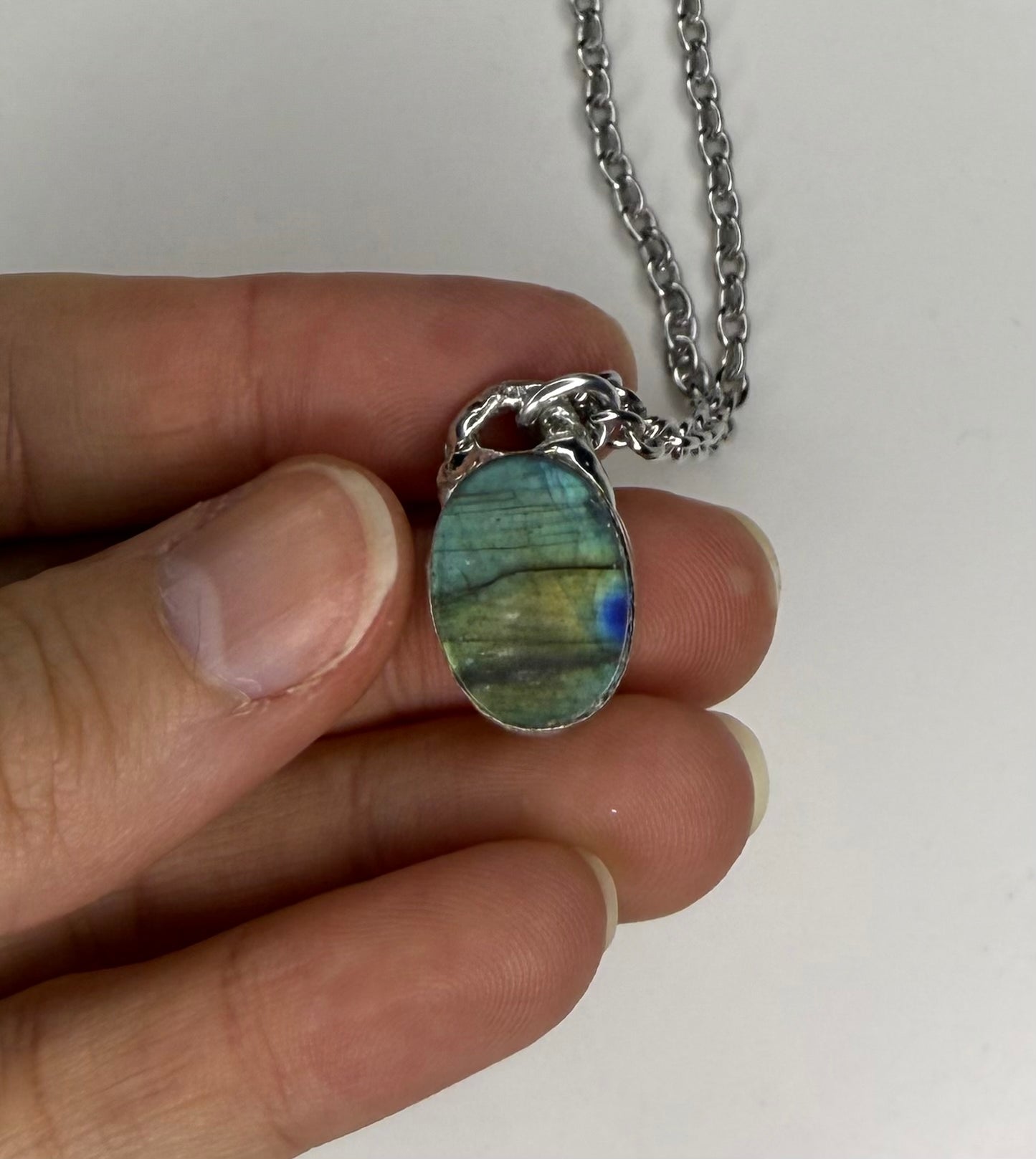 Small Labradorite Necklace