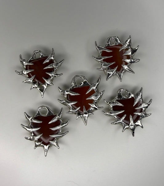 Spiked Heart Necklace