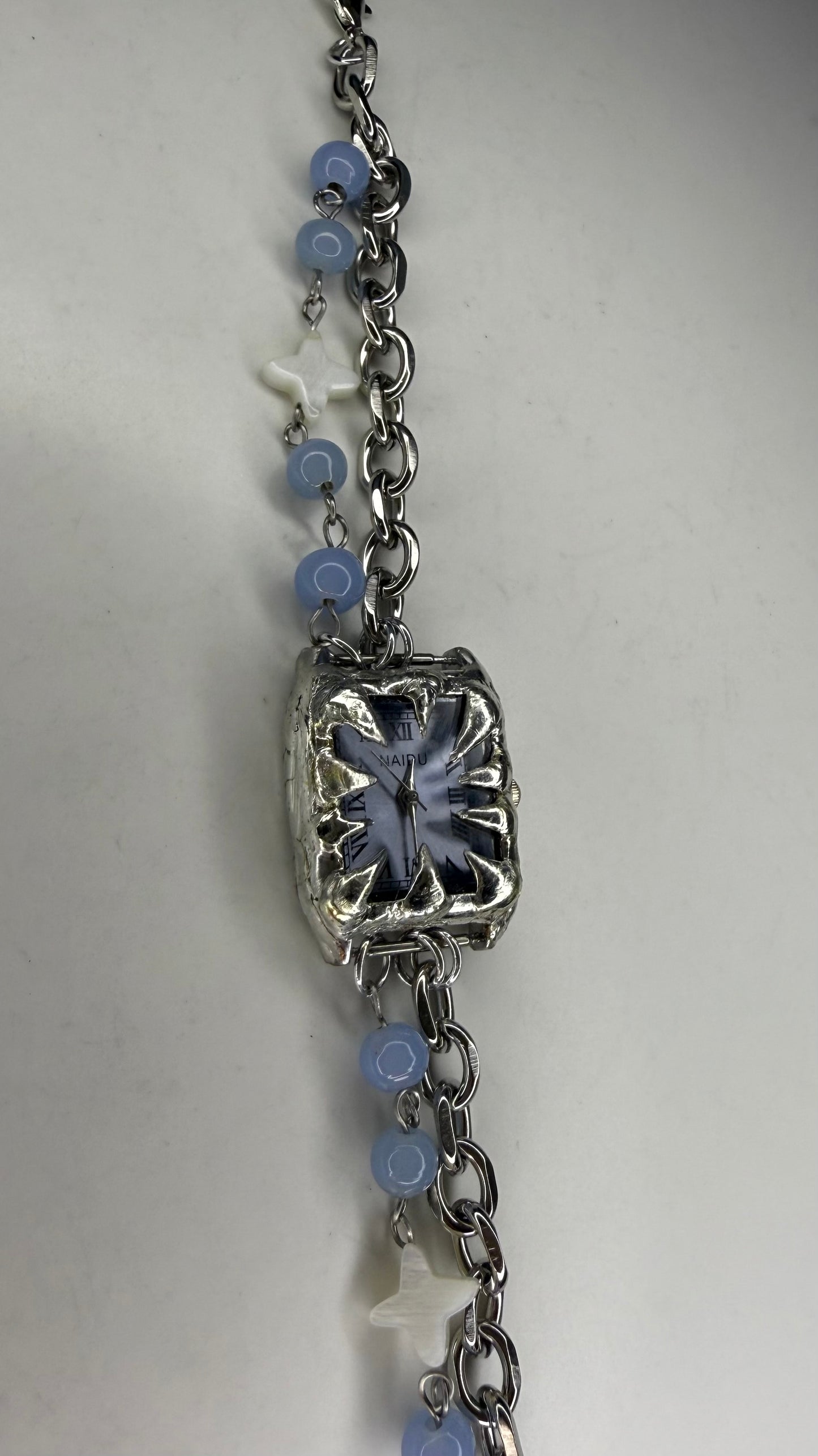 Blue Beaded Watch