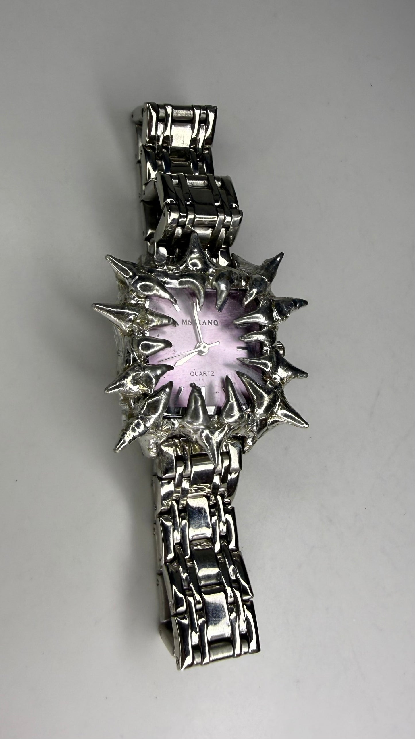 Lilac Spiked Watch