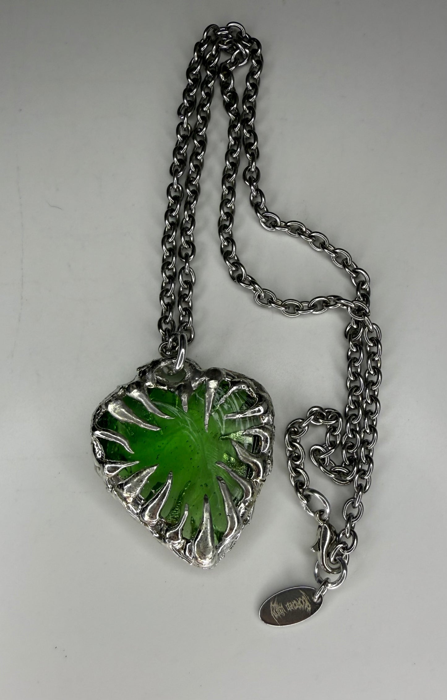 Green Heart Necklace
