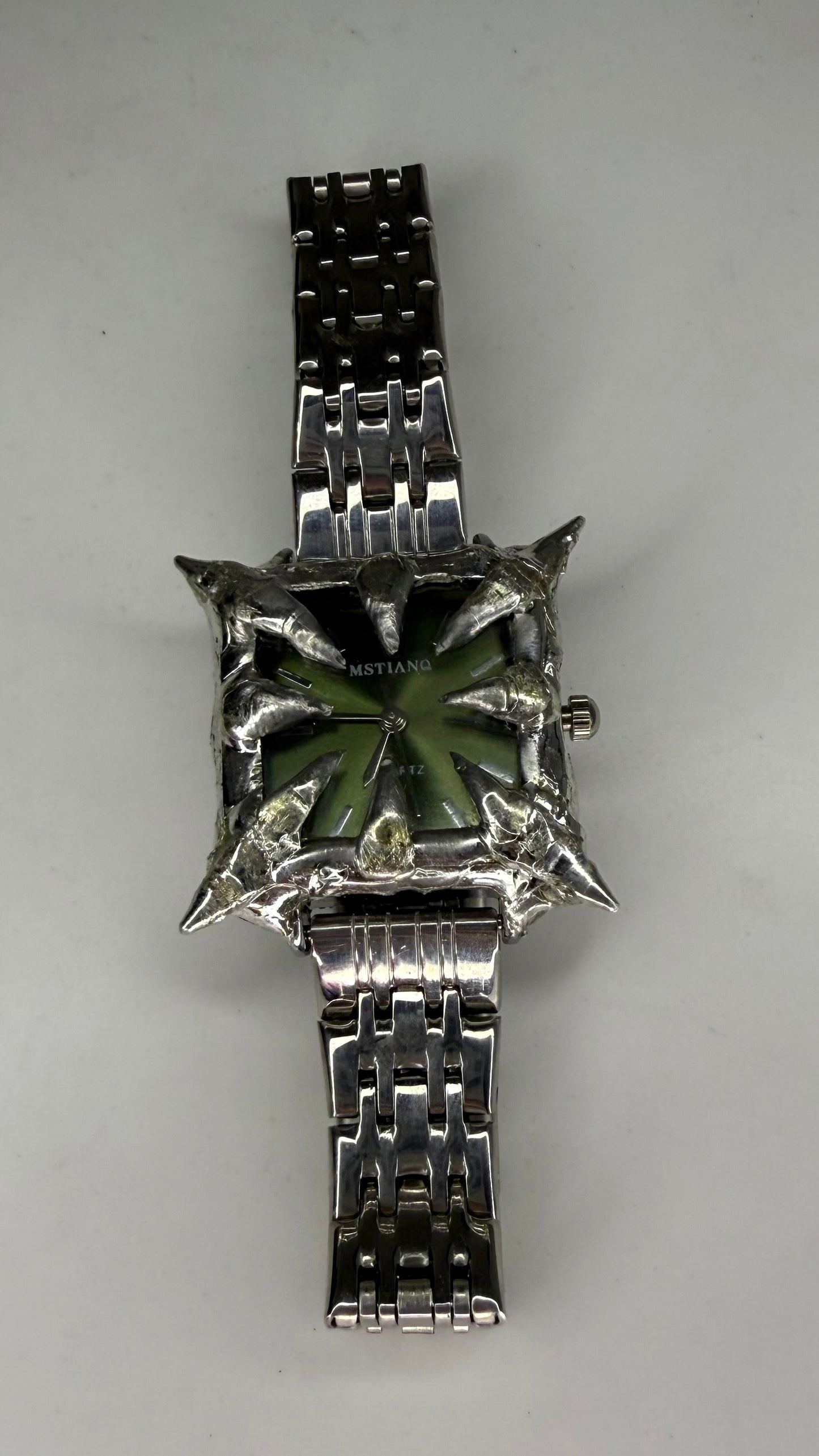 Green spiked Watch