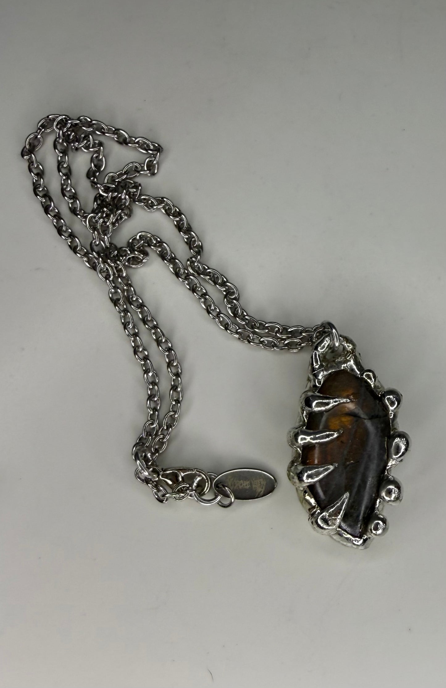 Orange Labradorite Necklace