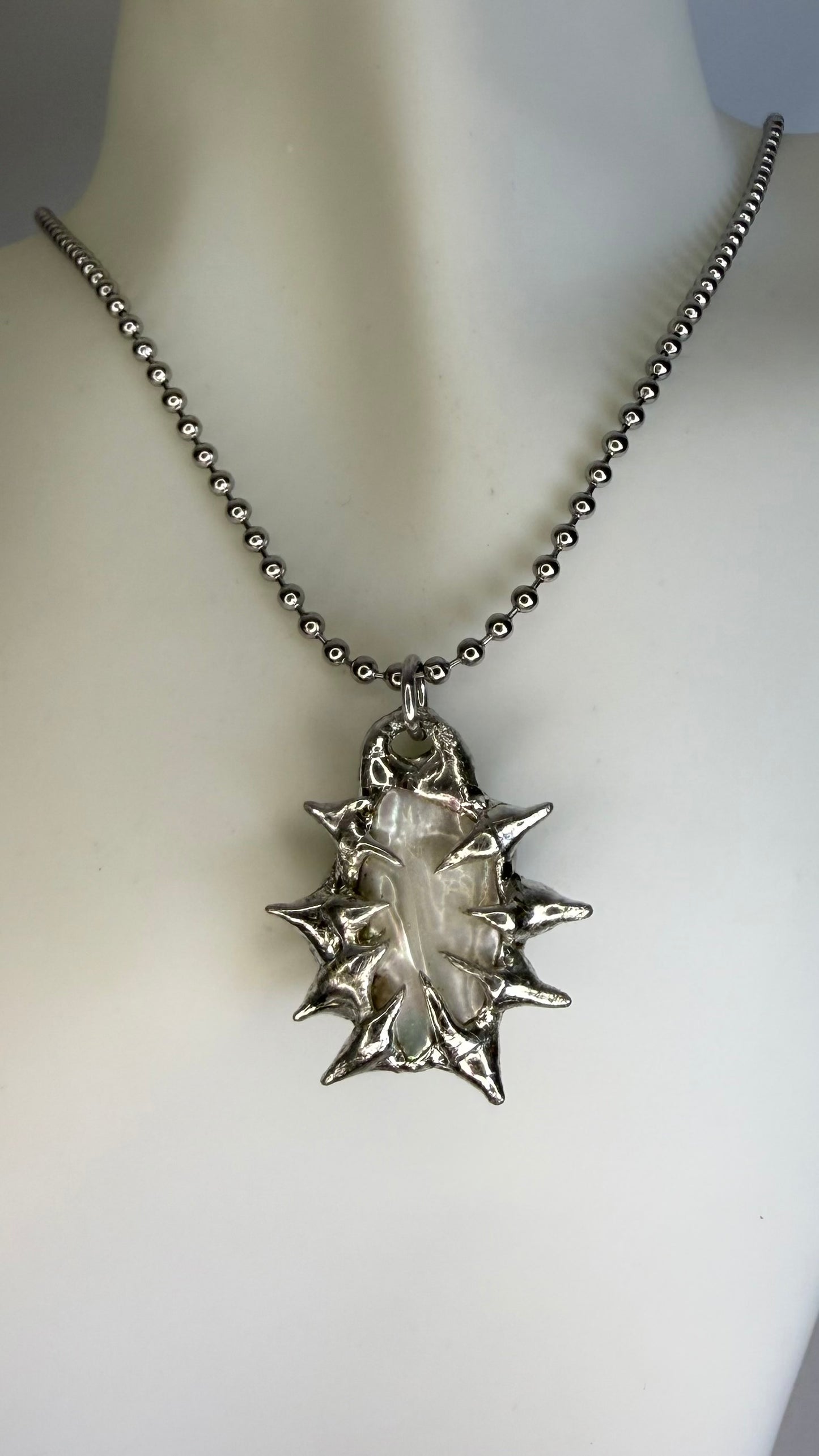 White pearl necklaces