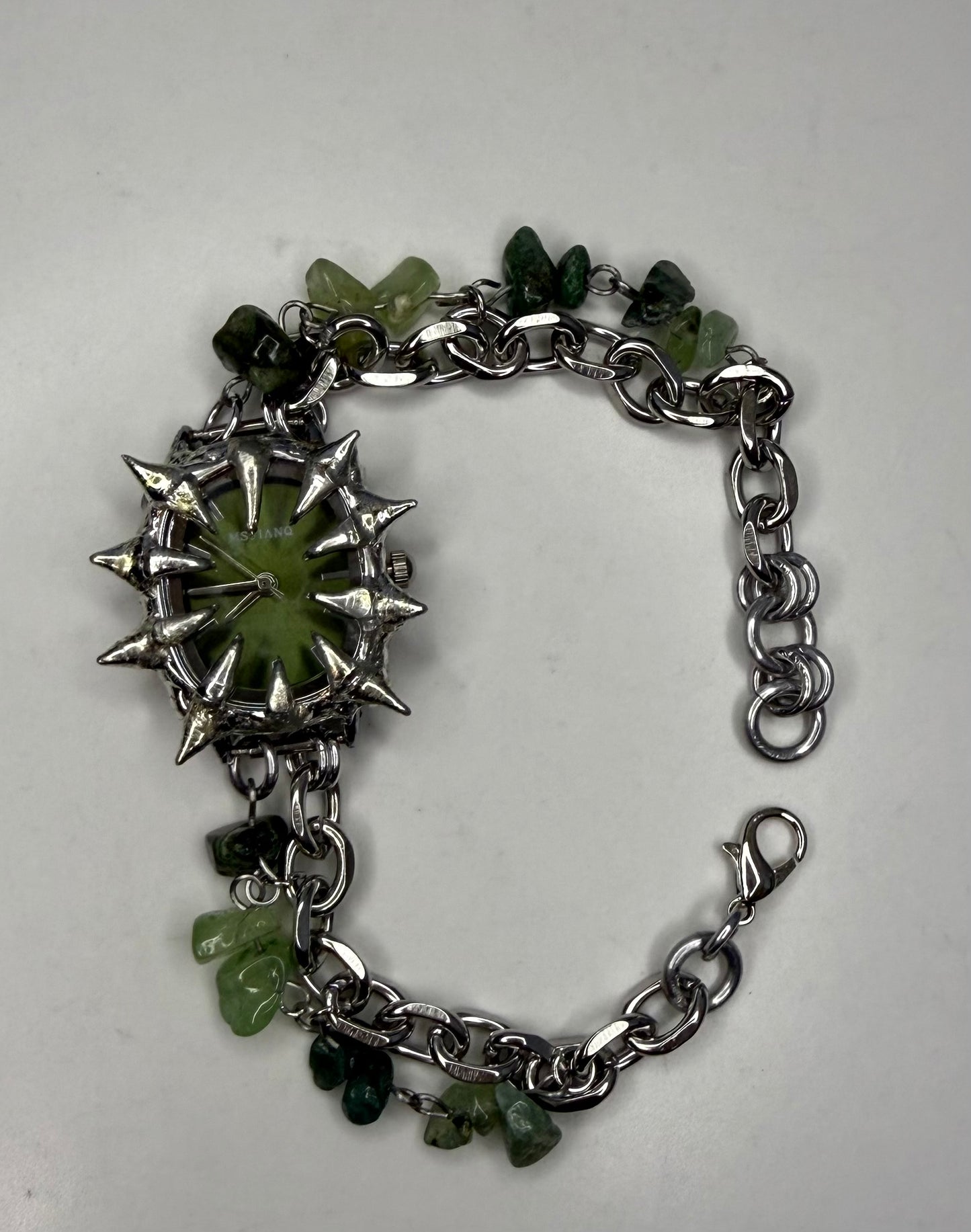 Green Crystal Watch