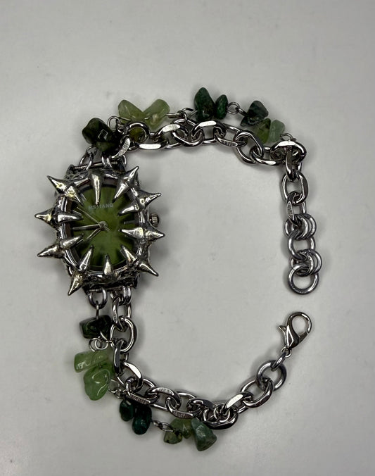 Green Crystal Watch