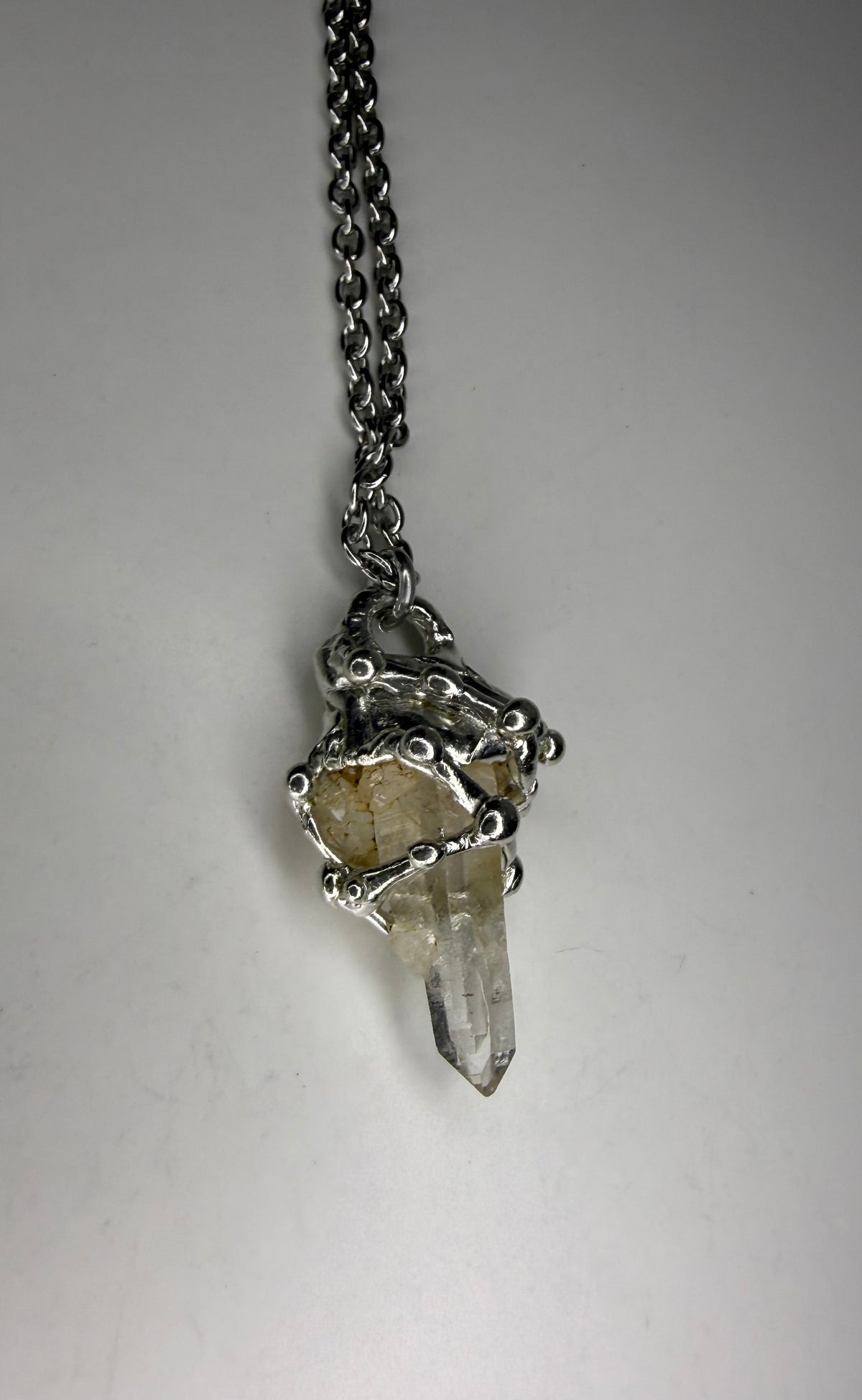 Quarts Cluster Necklace