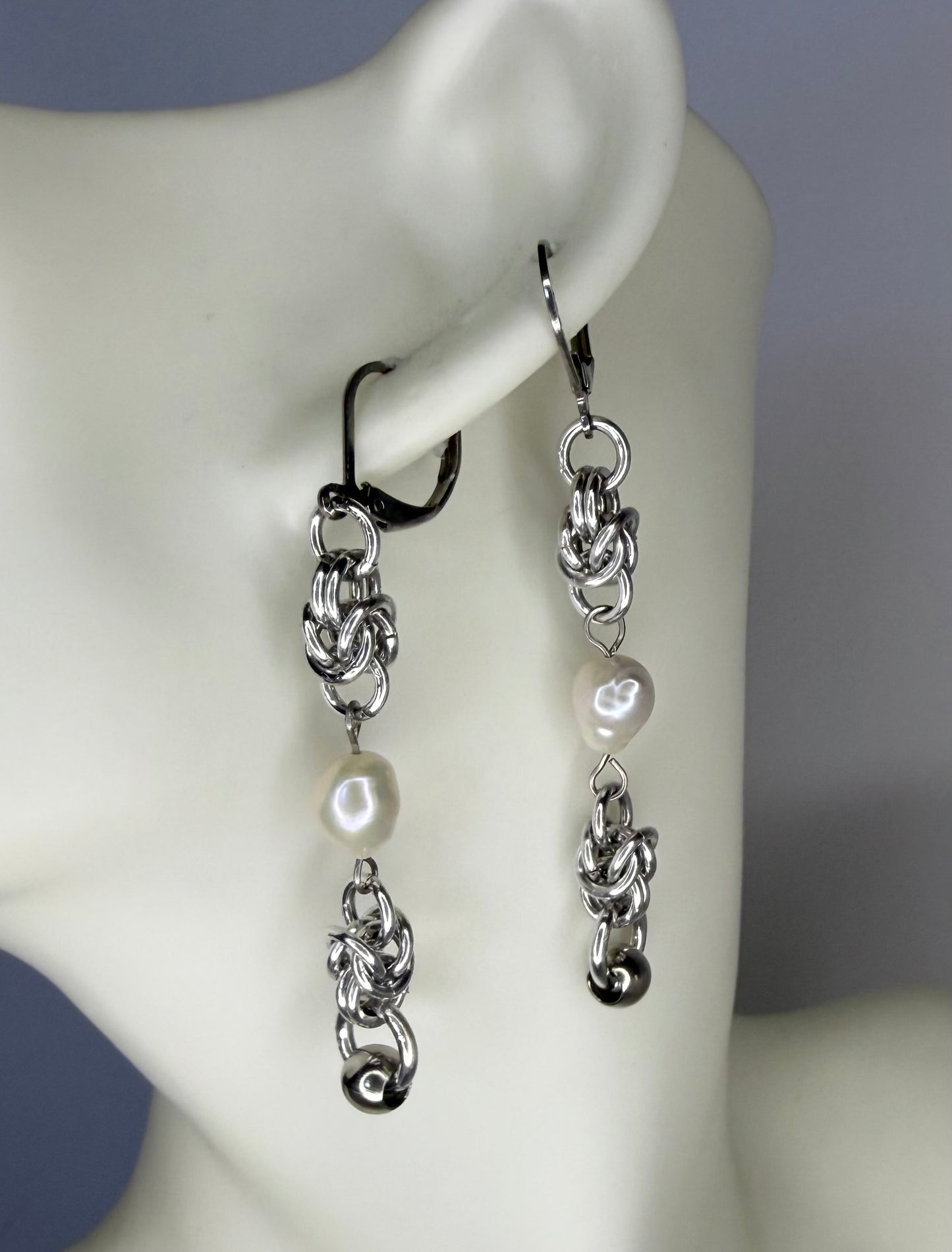 Pearly Drop Earrings