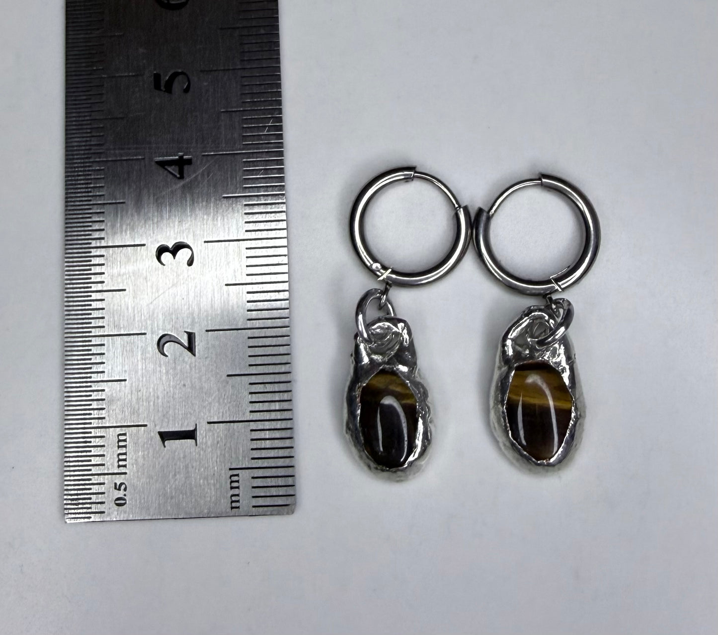 Tigers Eye Earrings No.2
