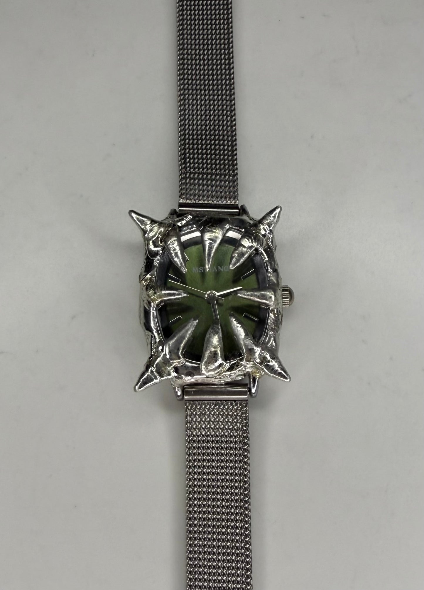 Green Spiked Watch