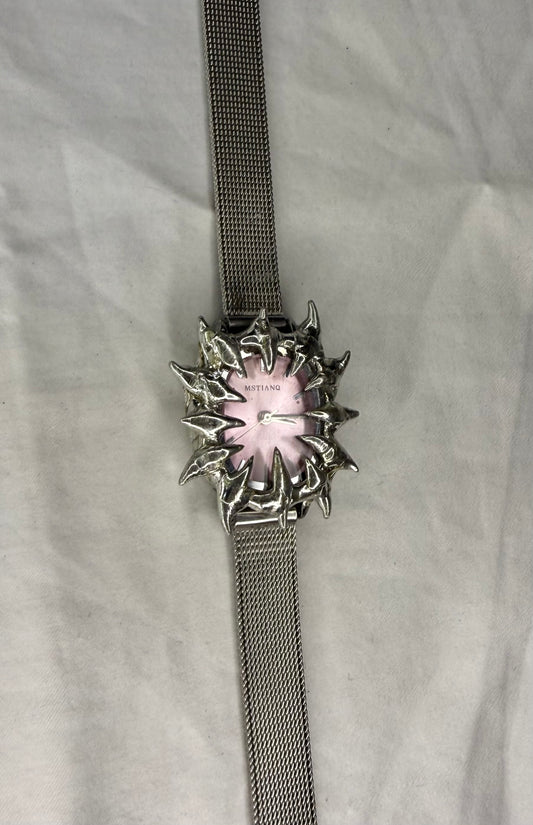 Pink oval watch