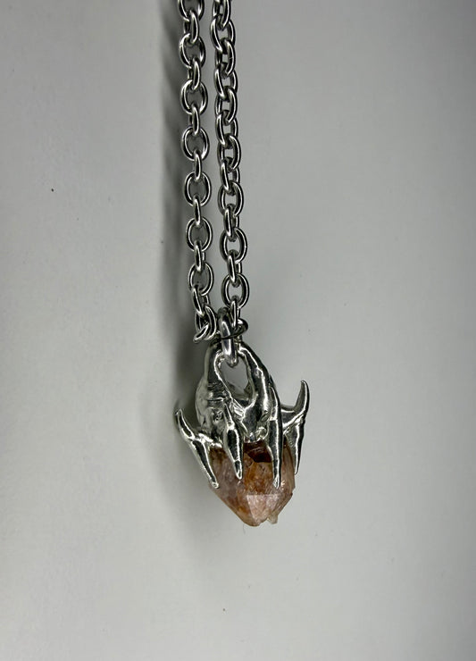 Fire quarts necklace