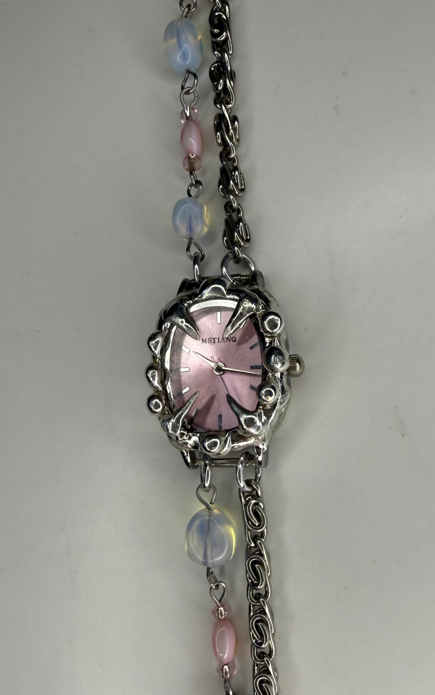Opalite and shell watch
