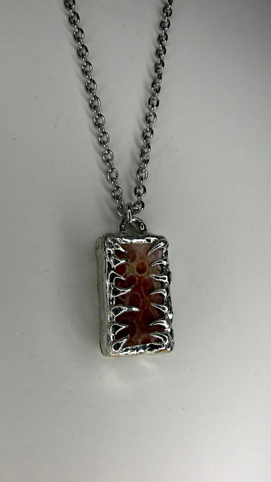 Fossilised Coral Necklave