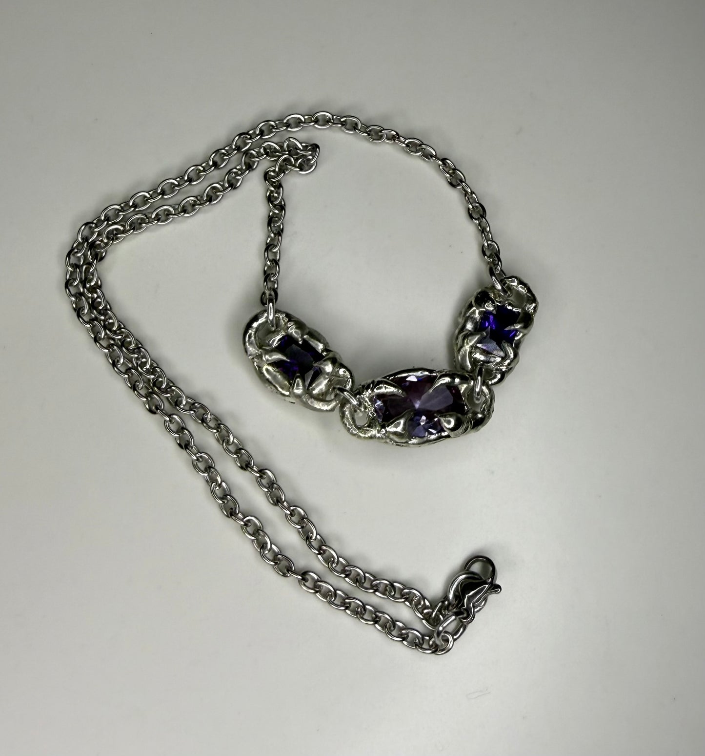 Purple Zirconia Necklace