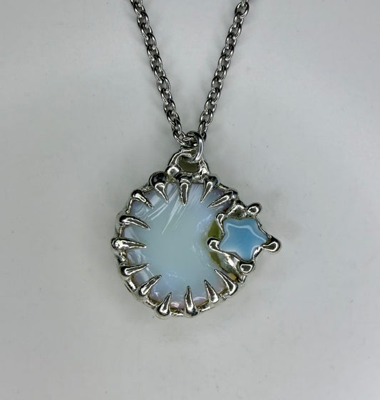 Moon and Star Necklace