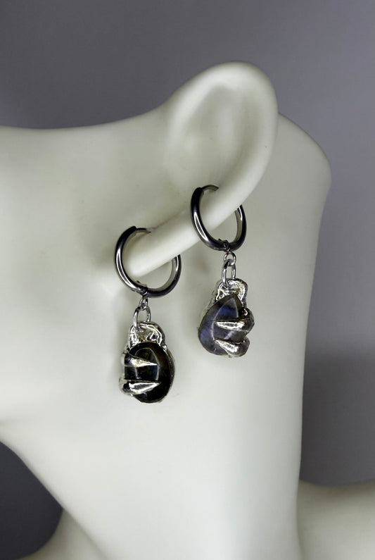 Small Labradorite Earrings